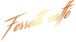 Logotip Ferretti Caffé – premium kava s prefinjenim okusom in kakovostjo.