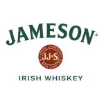 Logotip Jameson – svetovno priznana blagovna znamka irskega viskija.