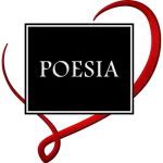 Logotip Poesia Prosecco – elegantna italijanska blagovna znamka penečega vina.