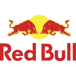 Logotip Red Bull – vodilna energijska pijača za aktivne in dinamične posameznike.